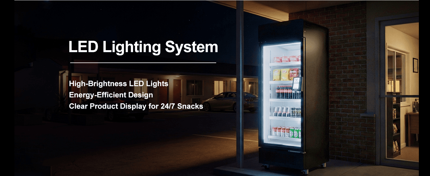 AFEN Interior Merchandising Enhanced product merchandising with high-brightness LED lighting to drive sales
